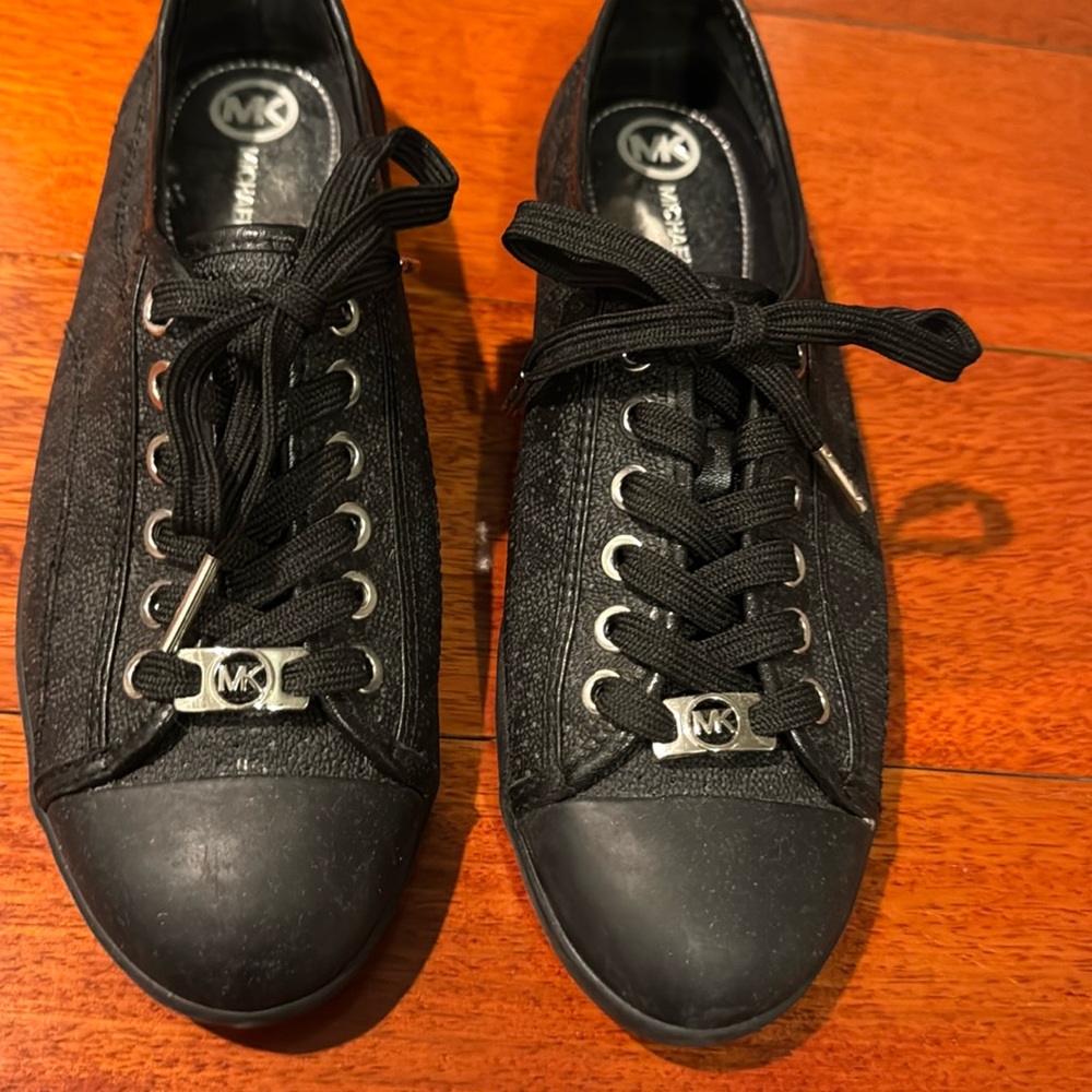 Michael Kors black sneakers size 6.5 women